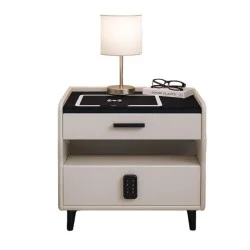 Smart Modern Side Table with Digital Lock